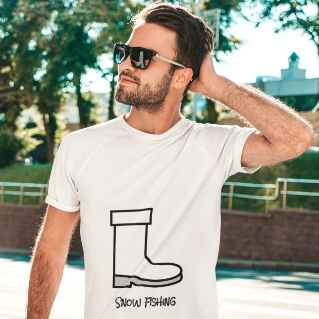 Camiseta Pesca de neve (Criador carregado)