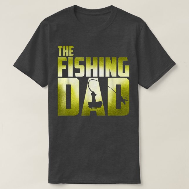 Camiseta Pesca de Pai de pesca (Frente do Design)