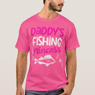 Camiseta Pesca de pai Princesa Filha Pescadores - Rolo C