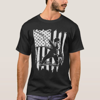 Camiseta Pesca de pavilhão americano