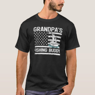 Camiseta Pesca de Pavilhão Buddy Americana do Vovô