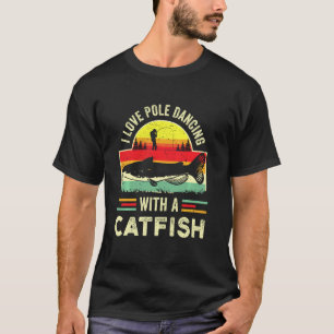 Camiseta Pesca de peixe-espada fungo Pesca pesca pesca Retr