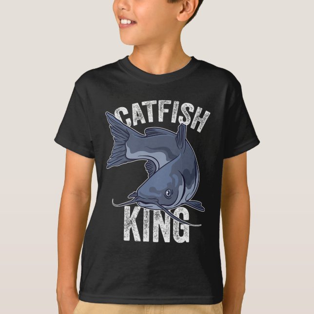Camiseta Pesca de peixe-gato (Frente)