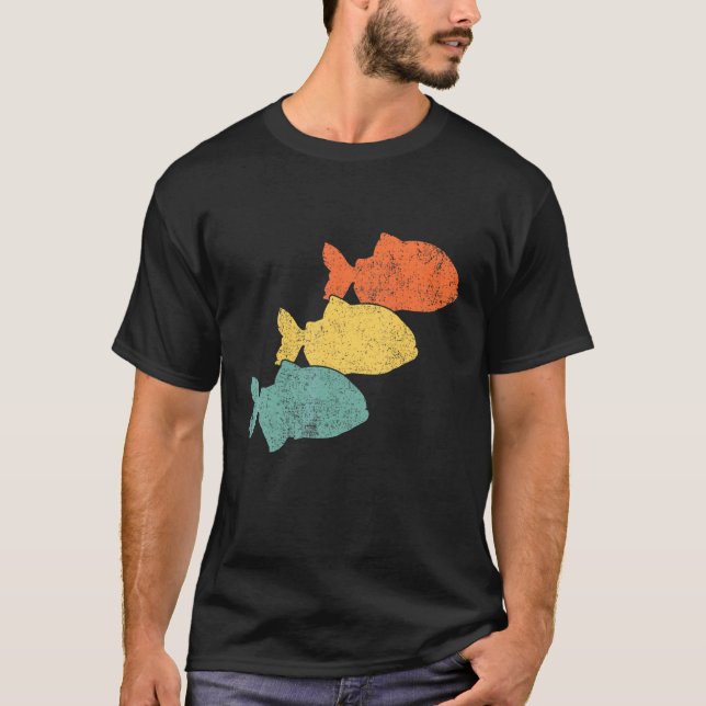 Camiseta Pesca de Peixe Piranha (Frente)