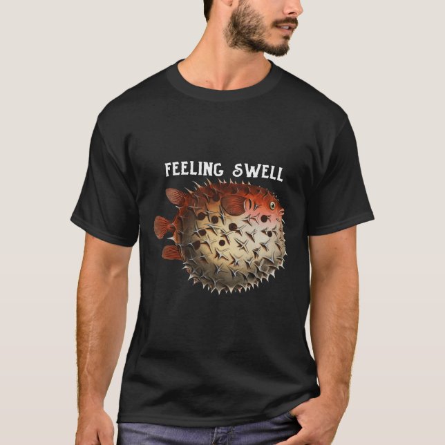 Camiseta Pesca de Peixe-Pufe 75 (Frente)