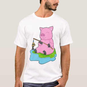 Camiseta Pesca De Peixes-Anglas