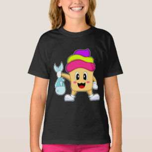 Camiseta Pesca de peixes cupcakes