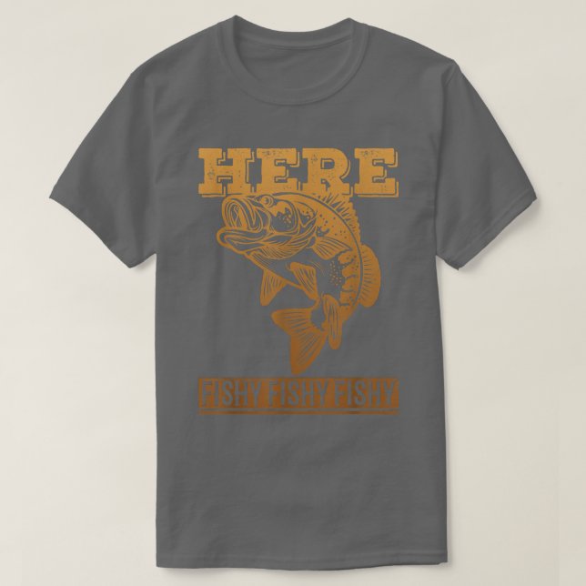 Camiseta Pesca De Peixes De Peixes Vem Anglas De Peixe Fish (Frente do Design)