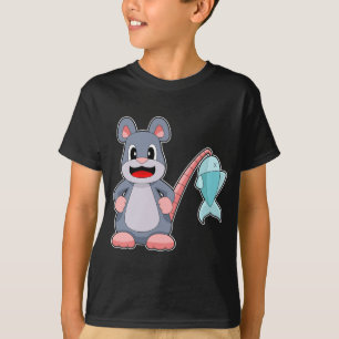Camiseta Pesca De Peixes De Rato