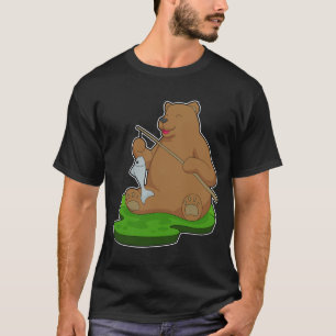 Camiseta Pesca De Peixes De Urso