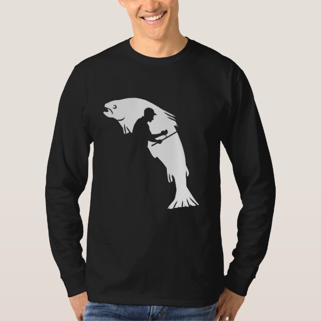 Camiseta Pesca De Peixes E Pescadores (Frente)