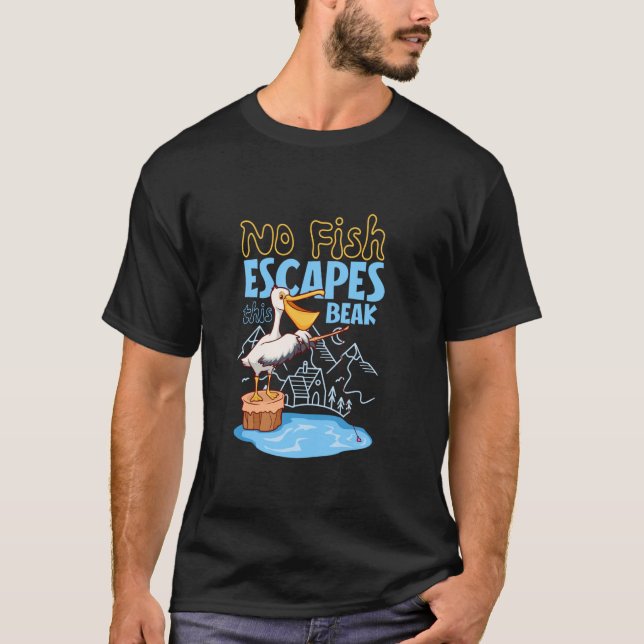 Camiseta Pesca de Pelicano (Frente)