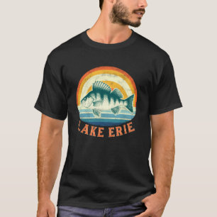Camiseta Pesca de Perca no Lago Erie Grandes Lagos