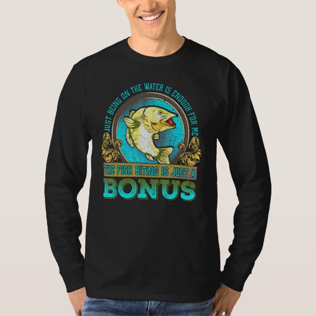 Camiseta Pesca De Pescadores De Caça Com Ditos (Frente)