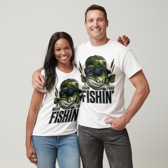 Camiseta Pesca de Robalo Engraçada (Unissex)