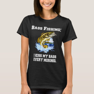 Camiseta Pesca de Robalo: Eu Beijo Meu Robalo Todas as Manh