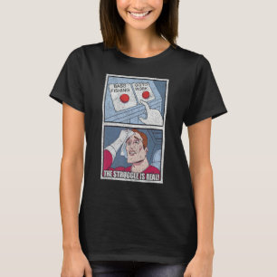 Camiseta Pesca de Robalo ou Ir Trabalhar  Luta Diária  Dois