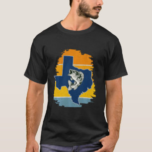 Camiseta Pesca de robalo Texas Equipamento de pesca de roba