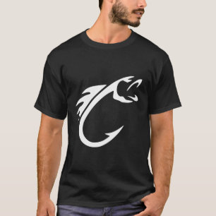 Camiseta Pesca de rolo de anzol de peixe
