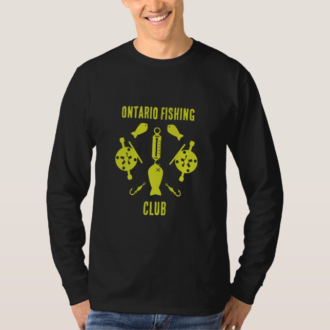 Camiseta Pesca de Salmão Canadense (Frente)