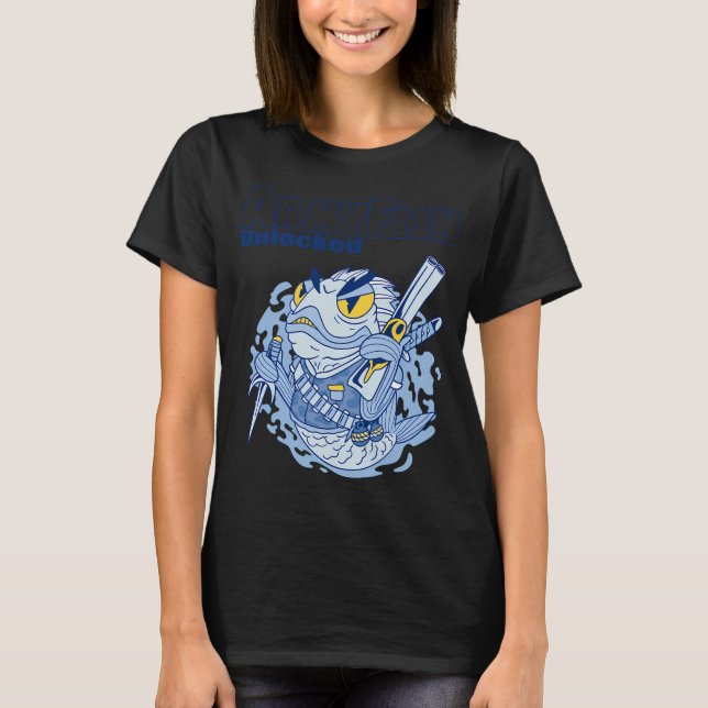 Camiseta Pesca de salmão no Alasca (Frente)