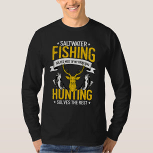 Camiseta Pesca De Saltwater E Caça À Design