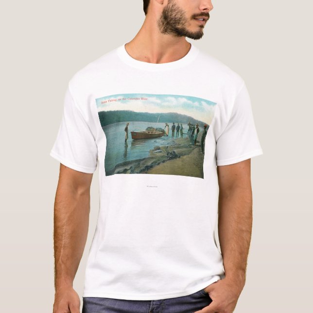 Camiseta Pesca de Seine no rio de RiverColumbia, OU (Frente)