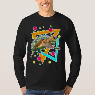 Camiseta Pesca de Tartaruga-de-Corte-Justa-do-mar