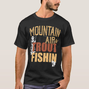 Camiseta Pesca de Truta no Ar da Montanha