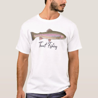 Camiseta Pesca de trutas com cabeça de aço - Pesca de truta