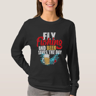 Camiseta Pesca De Voo E Poupança De Cerveja O Dia Em Que Os