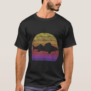 Camiseta Pesca de Walleye Retro Walleye Sauger Pescador Beg