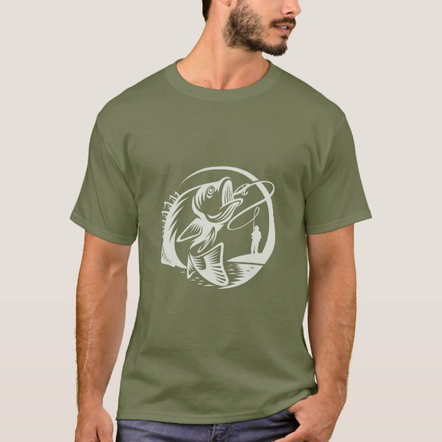 Camiseta Pesca desportiva ao ar livre (Frente)