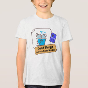 Camiseta Pesca Divertida Boas Coisas Vêm Para Quem Espera