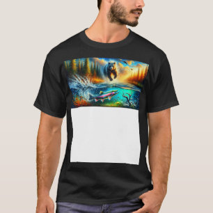 Camiseta Pesca do Estilo do Canadá