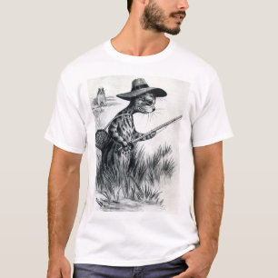 Camiseta Pesca do gato, Louis Wain