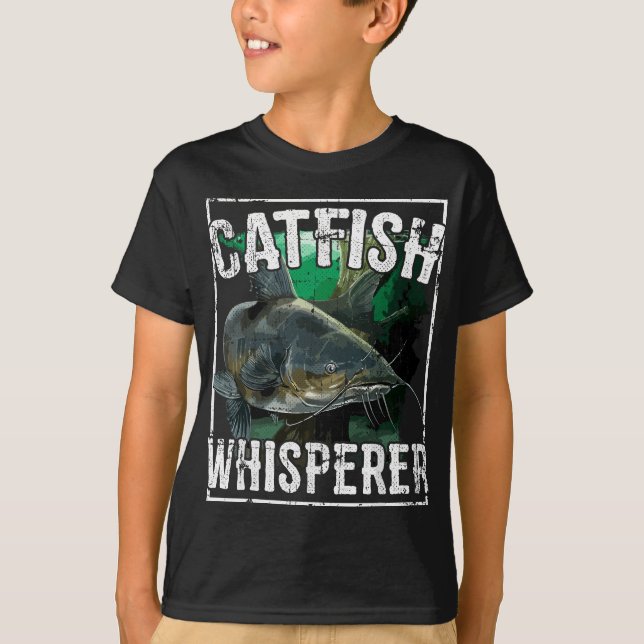 Camiseta Pesca do peixe-gato (Frente)