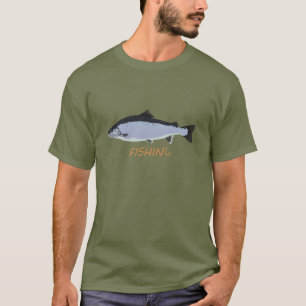 Camiseta Pesca do salmão