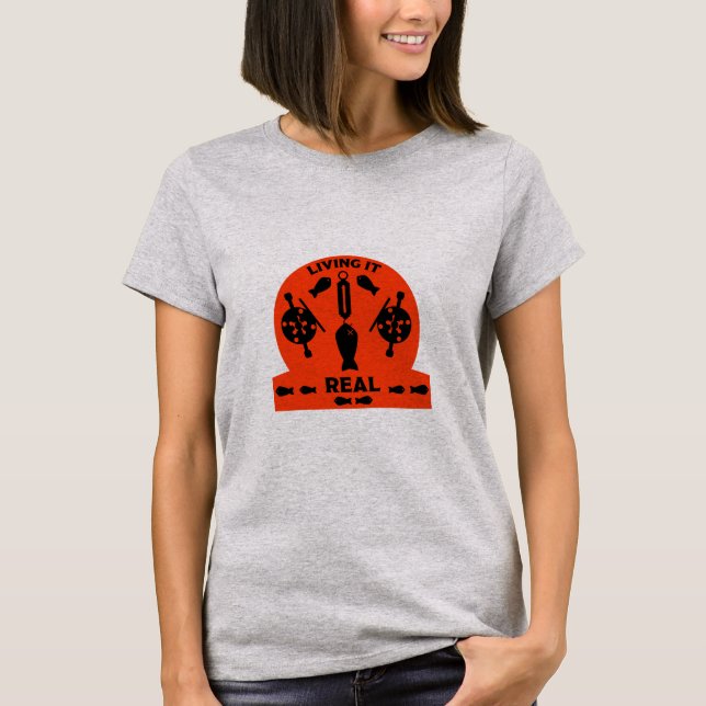 Camiseta Pesca do salmão selvagem (Frente)