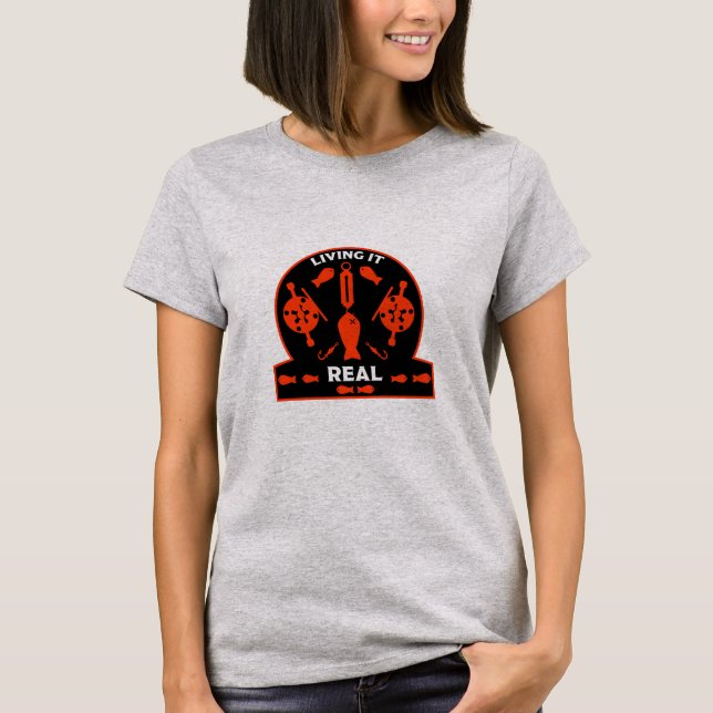 Camiseta Pesca do salmão selvagem (Frente)