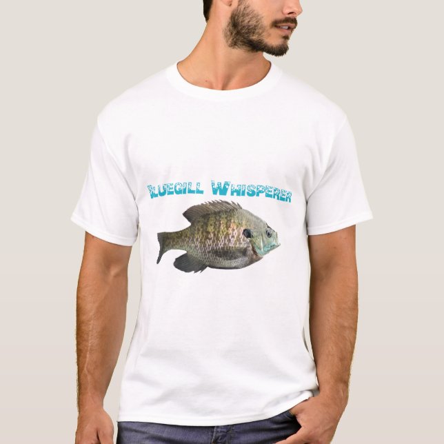 Camiseta Pesca do Whisperer Bluegill (Frente)
