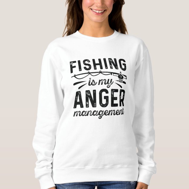 Camiseta Pesca É A Minha Gestão Da Raiva (Frente)