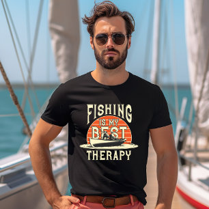 Camiseta Pesca é a minha melhor terapia