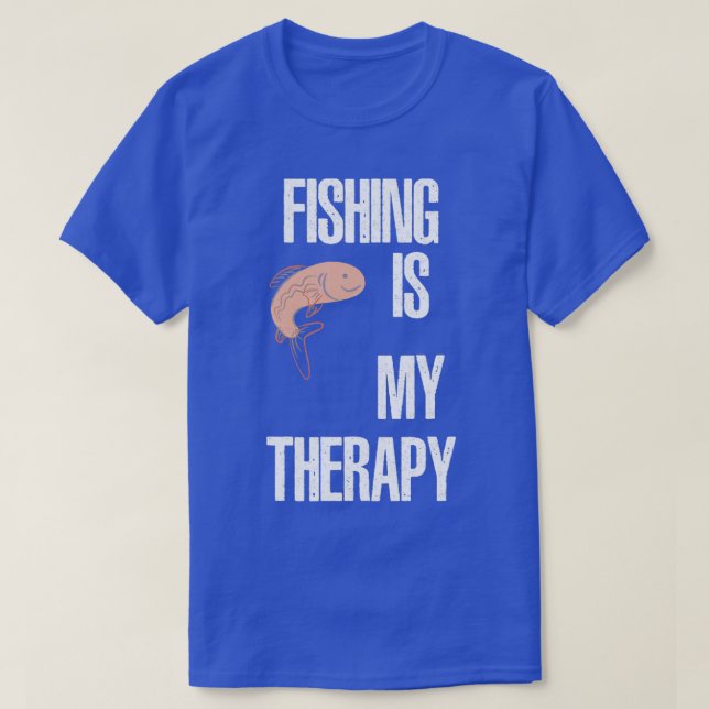CAMISETA PESCA É A MINHA TERAPIA PESCA (Frente do Design)