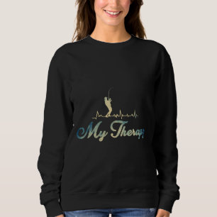 Camiseta Pesca É A Minha Terapia Pescar Pulso De Peixe