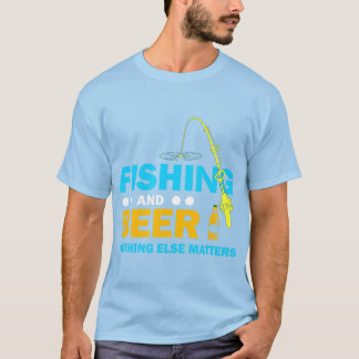 Camiseta Pesca E Cerveja Nada Mais Importa