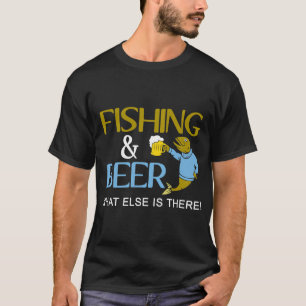 Camiseta pesca e cerveja o que mais há