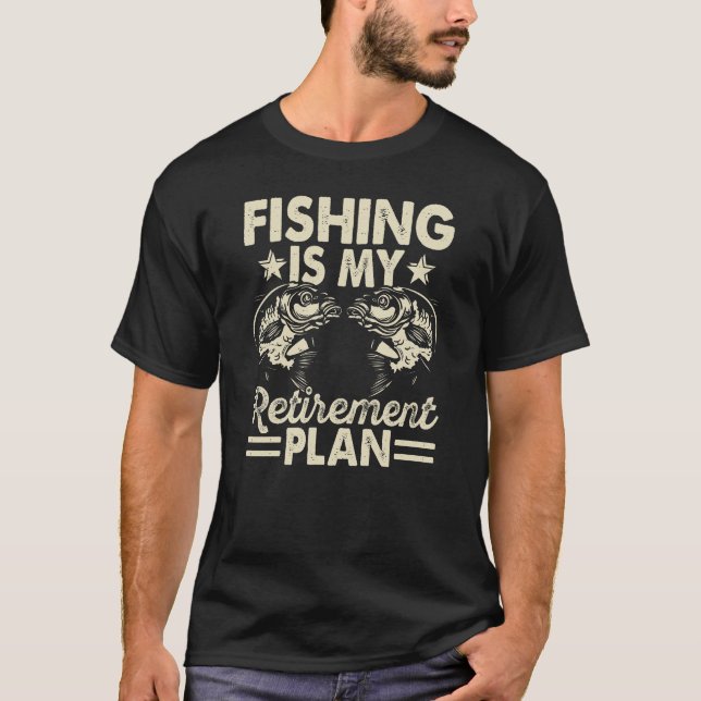 Camiseta Pesca é meu avô do plano de aposentadoria (Frente)