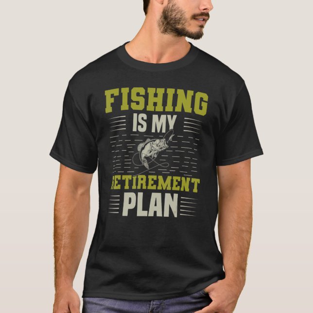 Camiseta Pesca É Meu Plano De Reforma (Frente)