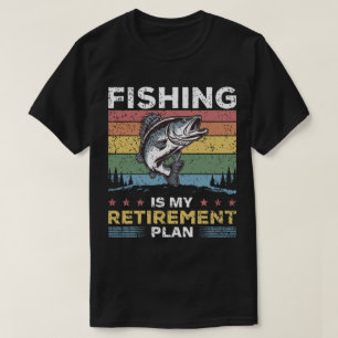 Camiseta Pesca É Meu Plano De Reforma Retroativo